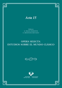 Books Frontpage Opera selecta. Estudios sobre el mundo clásico