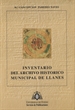 Front pageInventario del Archivo Histórico municipal de Llanes