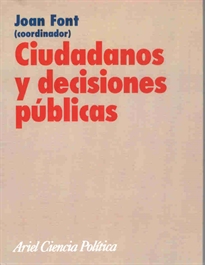 Books Frontpage Ciudadanos y decisiones públicas