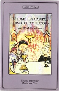 Books Frontpage Selomoh Ibn Gabirol como poeta y filósofo