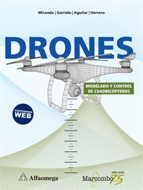 Books Frontpage Drones. Modelado y control de cuadricópteros