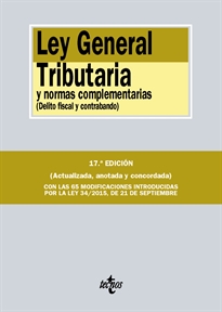 Books Frontpage Ley General Tributaria y normas complementarias