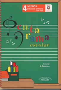Books Frontpage Pentagrama Escolar Música 4 CAT