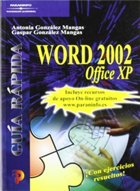 Books Frontpage Guía rápida. Word 2002 Office XP
