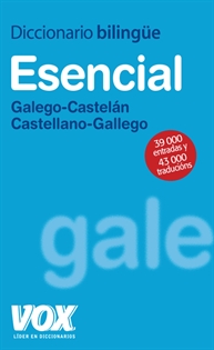 Books Frontpage Diccionario Esencial Galego-Castelán / Castellano-Gallego
