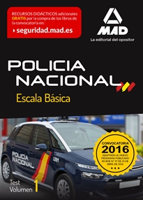 Books Frontpage Policía Nacional Escala Básica.