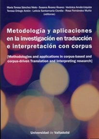Books Frontpage Metodología Y Aplicaciones En La Investigación En Traducción E Interpretación Con Corpus