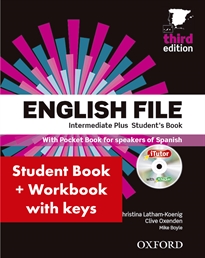 Books Frontpage English File 3rd Edition Intermediate Plus Student's Book + Workbook with Key Pack