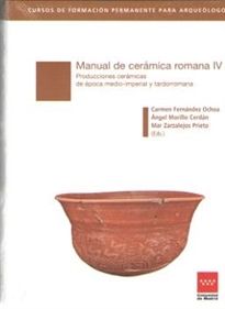 Books Frontpage Manual de cerámica romana IV