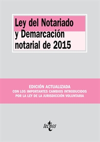 Books Frontpage Ley del Notariado y Demarcación notarial de 2015