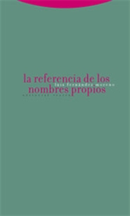 Books Frontpage La referencia de los nombres propios