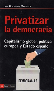 Books Frontpage Privatizar la democracia