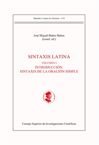 Books Frontpage Sintaxis latina (2 vols.)