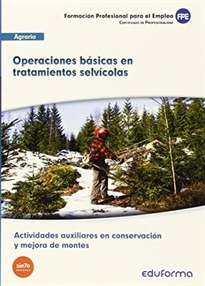 Books Frontpage UF1045 Operaciones básicas en tratamientos selvícolas. Actividades auxiliares en conservación y mejora de montes