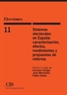 Front pageSistemas electorales en España: caracterización, efectos, rendimientos y propuestas de reforma