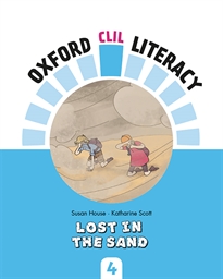 Books Frontpage Oxford CLIL Literacy Social Primary 2. Lost in the sand