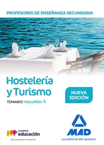 Books Frontpage Profesores de Enseñanza Secundaria. Hostelería y Turismo temario volumen 4