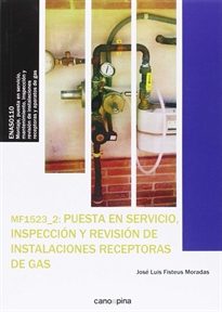 Books Frontpage MF1523 Puesta en servicio, inspección y revisión de instalaciones receptoras de gas