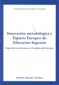 Books Frontpage Innovación metodológica y Espacio Europeo de Educación Superior