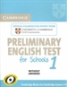 Front pageCambridge Preliminary English Test for Schools 1 Student's Book without Answers