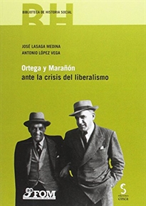 Books Frontpage Ortega y Marañón ante la crisis del liberalismo