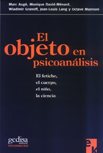 Books Frontpage El objeto en psicoanálisis