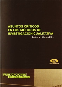 Books Frontpage Asuntos críticos en los métodos de investigación cualitativa