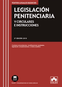 Books Frontpage Legislación Penitenciaria y Circulares e Instrucciones