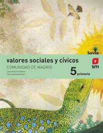 Books Frontpage Valores sociales y cívicos. 5 Primaria. Savia. Madrid