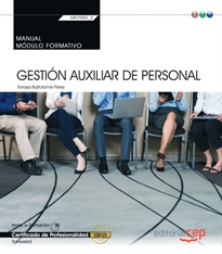 Books Frontpage Manual. Gestión auxiliar de personal  (MF0980_2: Transversal). Certificados de profesionalidad