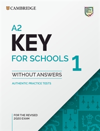 Books Frontpage A2 Key for Schools 1 for the Revised 2020 Exam Student's Book without Answers