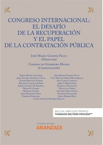 Books Frontpage Congreso internacional: el desafío de la recuperación y el papel de la contratación pública (Papel + e-book)