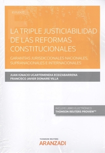 Books Frontpage La triple justiciabilidad de las reformas constitucionales (Papel + e-book)