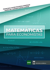 Books Frontpage Matemáticas para economistas