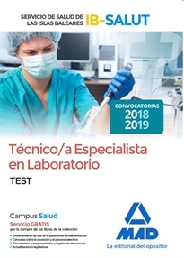 Books Frontpage Técnico/a Especialista de Laboratorio del Servicio de Salud de las Illes Balears (IB-SALUT).Test