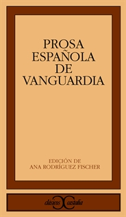 Books Frontpage Prosa española de vanguardia.