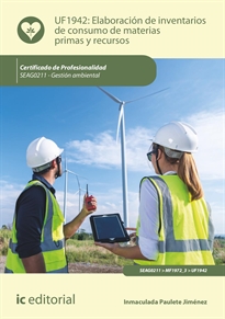 Books Frontpage Elaboración de inventarios de consumo de materias primas y recursos. SEAG0211 - Gestión ambiental