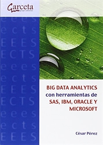 Books Frontpage Big Data Analytics con herramientas de SAS, IBM, ORACLE Y MICROSOFT