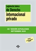 Front pageLegislación básica de Derecho Internacional privado