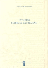 Books Frontpage Estudios sobre el extremeño