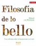 Front pageFilosofía de lo bello, 2a ed.