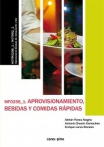 Books Frontpage MF0258 Aprovisionamiento, bebidas y comidas rápidas