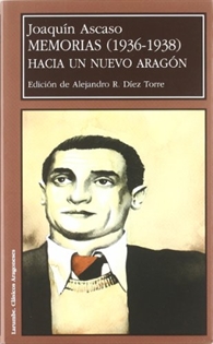 Books Frontpage Memorias (1936-1938): hacia un nuevo Aragón
