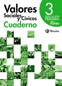 Books Frontpage En curso Valores sociales y cívicos 3 Primaria Cuaderno