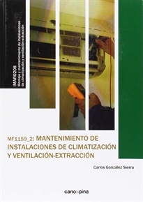 Books Frontpage MF1159 Mantenimiento de instalaciones de climatización y ventilación-extracción