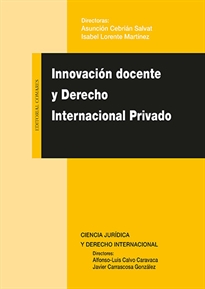 Books Frontpage Innovación docente y Derecho Internacional Privado
