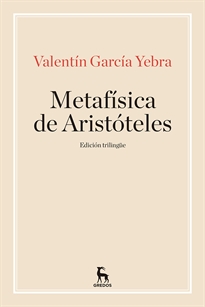 Books Frontpage La metafísica de Aristóteles