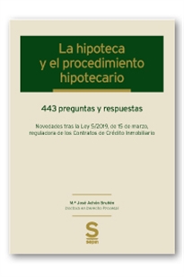 Books Frontpage La hipoteca y el procedimiento hipotecario