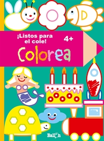 Books Frontpage Listos para el cole - Colorea 4+