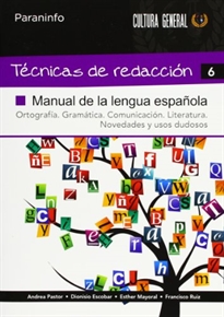 Books Frontpage Técnicas de Redacción 6 - Manual de la Lengua Española